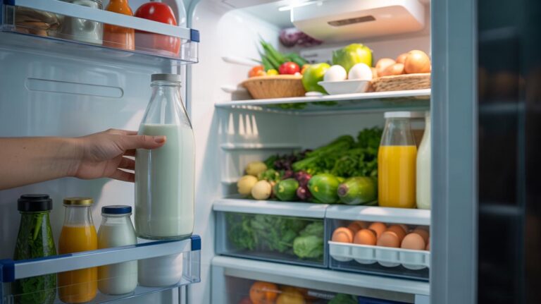 Arrêtez de stocker votre lait en haut du frigo, les études montres que cet emplacement est bien plus bénéfique pour le reste des courses