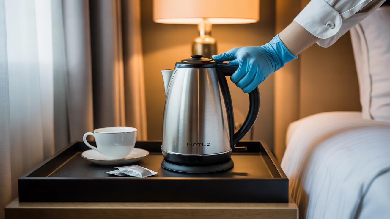 Arrêtez de vous faire un thé avec la bouilloire de la chambre d’hôtel, les femmes de chambre racontent ce qu’elle a parfois contenu