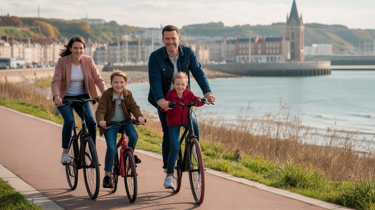Le circuit 10km à faire en vélo à Boulogne sur mer avec les enfants ce weekend du 10 & 11 octobre 2026