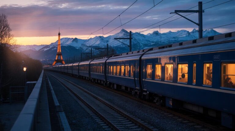 Le train de nuit revient vers ces destinations, et l’on s’endort à Paris pour se réveiller au pied des montagnes